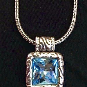 Brighton Necklace Blue Stone